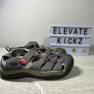 Keen Slip On Sandals Kids Size 4 (U.S.) Grey, Red, Black. (SIZE 3 UK)